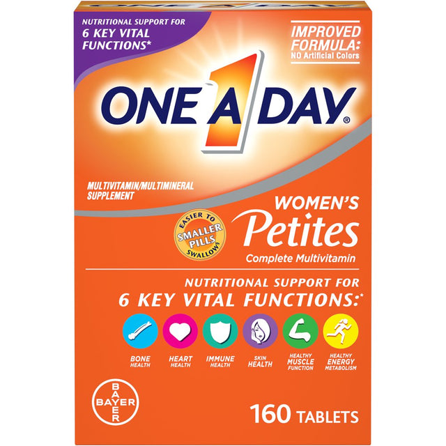 One a Day Women'S Petites Tablets, Multivitamins for Women, 160 Ct