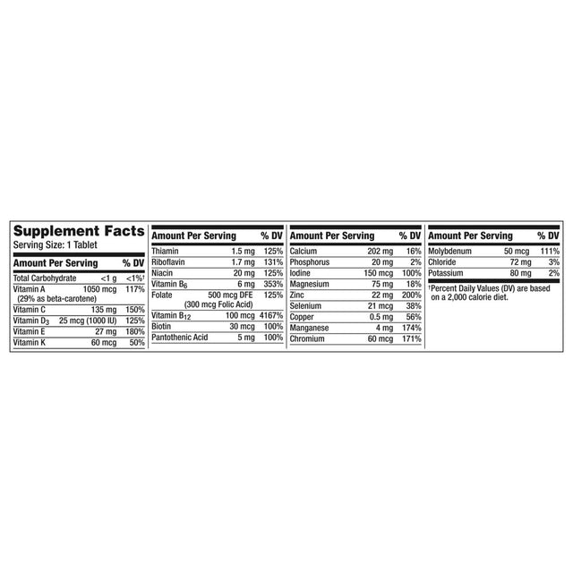 Centrum Silver Multivitamins for Men over 50, Multimineral Supplement, 275 Ct