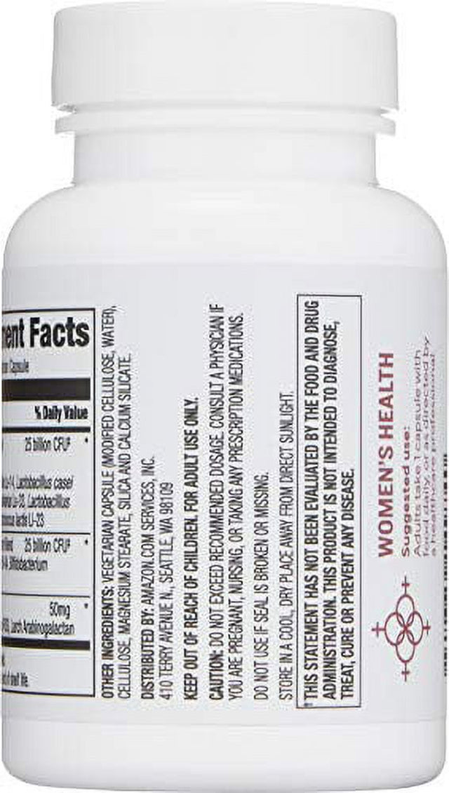 Brand - Revly One Daily Women'S Probiotic, Support Urinary Tract and Vaginal Health, 50 Billion CFU (7 Strains), Lactobaccilus and Bifidobacteria Blend, 30 Capsules