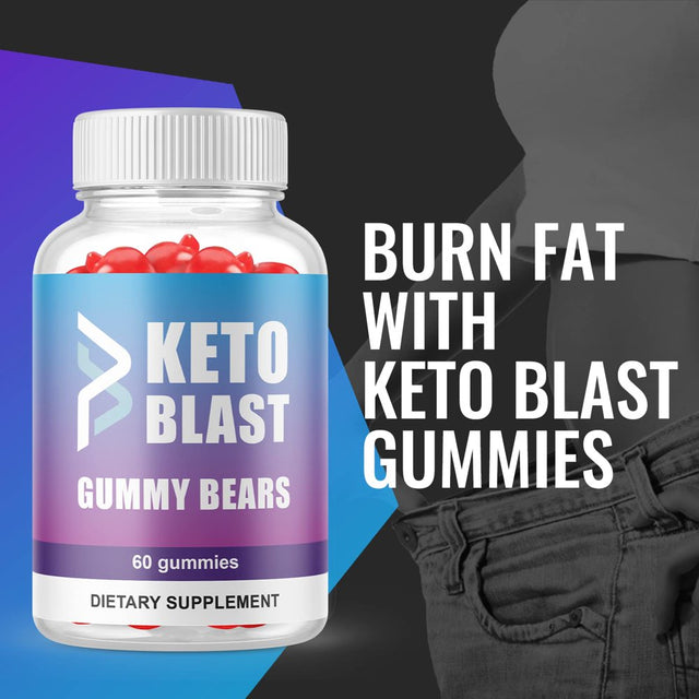 (5 Pack) Keto Blast Gummies - Supplement for Weight Loss - Energy & Focus Boosting Dietary Supplements for Weight Management & Metabolism - Fat Burn - 300 Gummies