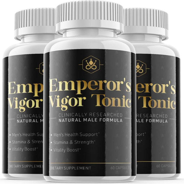 (3 Pack) Emperor'S Vigor Tonic - Dietary Supplement - 180 Capsules