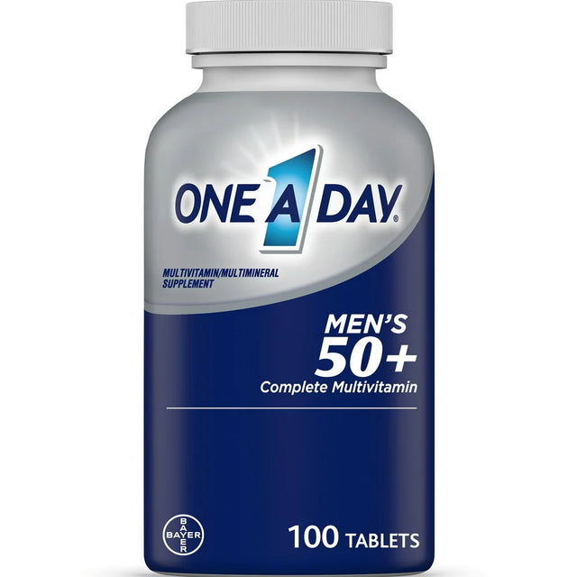 One a Day Men'S 50+ Multivitamin Tablets, Multivitamins for Men, 100 Ct