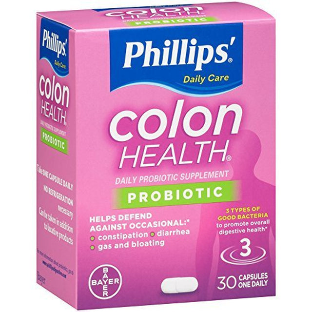 Phillips' Colon Health Probiotic One Daily Capsules, 30 Ct