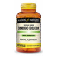 Mason Natural Ginkgo Biloba - Improve Mental Alertness, Supports Optimal Brain Function, Herbal Supplement, 180 Capsules