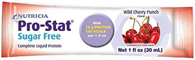 Pro-Stat Sugar-Free Protein Supplement Wild Cherry Punch Flavor 1 Oz. Individual Packet Ready to Use, 10464-U - Sold By: Pack of One