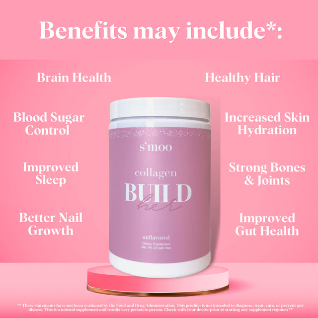 Build(Her) - Collagen with Hyaluronic Acid, Biotin & Vitamin C