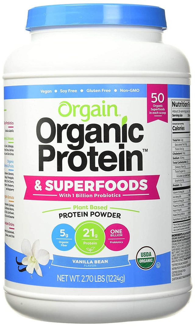 Orgain Organic Protein & Super Foods, 2.70 Lb