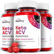 (3 Pack) Destiny Keto ACV Gummies - Apple Cider Vinegar Supplement for Weight Loss - Energy & Focus Boosting Dietary Supplements for Weight Management & Metabolism - Fat Burn - 180 Gummies