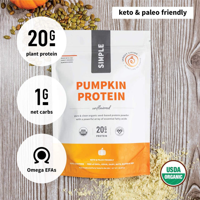 Sprout Living Protein Essentials Vanilla Lucuma & Pumpkin (Epic Protein Vanilla Lucuma and Simple Protein Pumpkin) | Complete, Organic, Plant-Based Protein Powders …