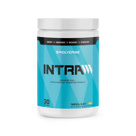 INTRA - Advanced Essential Amino Acid (EAA) and Hydration Formula, with Added Superfoods - Tropical Blast - 30 Servings