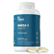 Dr. Tobias Omega 3 Fish Oil, 800 Mg EPA 600 Mg DHA Omega 3 Supplement for Heart, Brain & Immune Support, Absorbable Triple Strength Fish Oil Supplements - 2000 Mg per Serving, 90 Servings