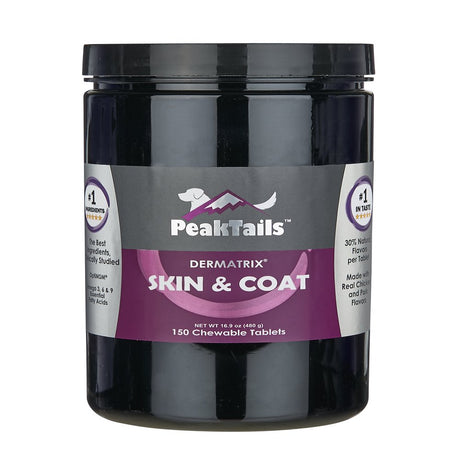 Peaktails Skin and Coat 150 Chewable Tablets