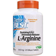 Doctor'S Best Sustained plus Immediate Release L-Arginine, Non-Gmo, Vegan, Gluten Free, Soy Free, 500 Mg, 120 Bilayer Tablets