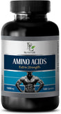 Bodybuilding Supplements for Men - AMINO ACIDS EXTRA STRENGTH 1000MG, Amino Acids Faster Metabolism, Amino Acids Supplement for Men, Amino Acid Post Workout Recovery, Amino Acid Complex 1Bot 100Tabs