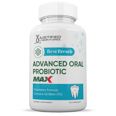 (5 Pack) Best Breath Max 40 Billion CFU Probiotic Oral Support 300 Capsules