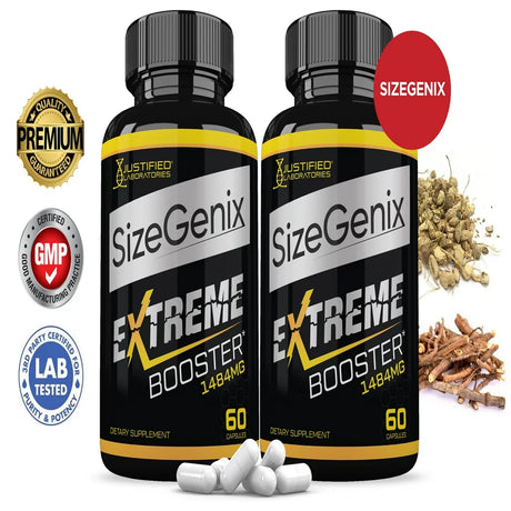 (2 Pack) Sizegenix Men’S Health Supplement 1484Mg 120 Capsules