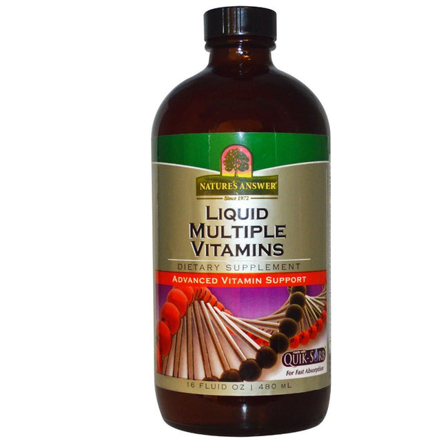 Nature'S Answer Liquid Multiple Vitamins, 16 Fl Oz (480 Ml)