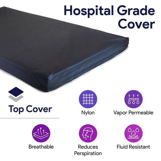 Proheal Memory Foam Pressure Redistribution Hospital Bed Mattress - 36" X 84" X 6"