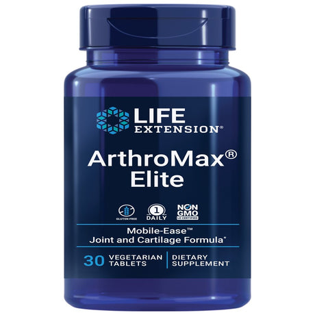 Life Extension Arthromax Elite - Joint & Cartilage Health Support Supplement for Men & Women – Advanced Formula to Promote Joints Movement - Gluten-Free, Non-Gmo, Vegetarian – 30 Tablets