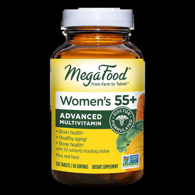 Megafood Women'S 55+ Advanced Multivitamin 120 Tabs