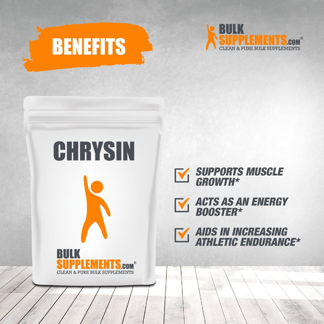 Bulksupplements.Com Chrysin Powder, 500Mg - Estrogen Blocker for Men (100 Grams)