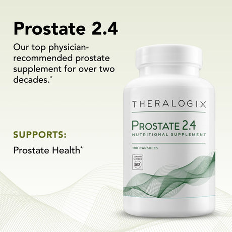 Theralogix Prostate 2.4 Prostate Health Supplement with Lycopene and Soy Isoflavones