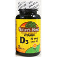 Nature'S Blend Vitamin D 400 IU Tablets, 100 Count