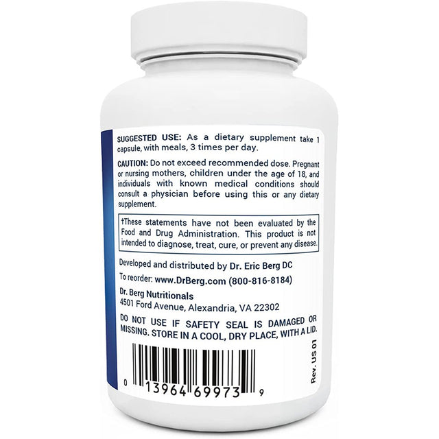 Dr. Berg’S Adrenal Stress Advanced Formula - Mood & Anxiety Support W/ Ashwagandha Extract 90 Capsules