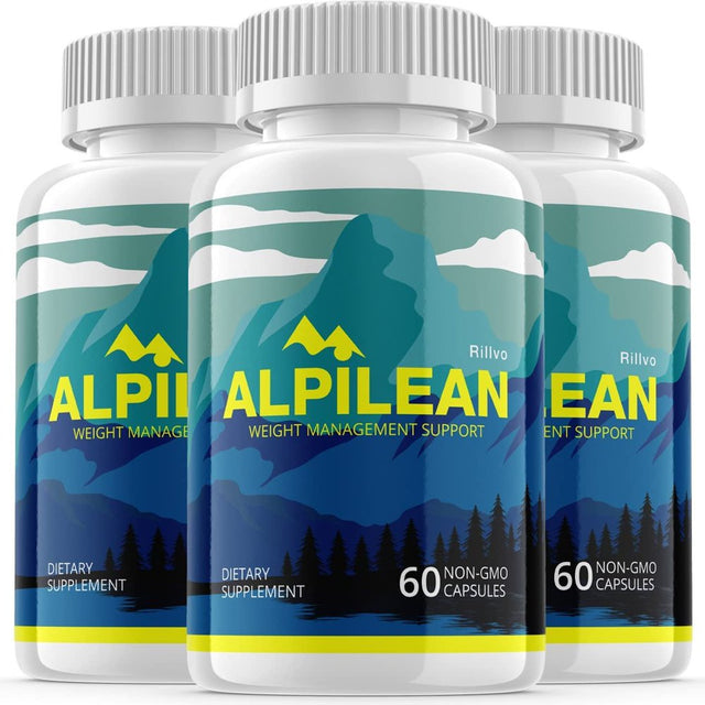 3 Pack Alpilean Pills Advanced Formula Alpilean Supplement Men Women 180 Capsules