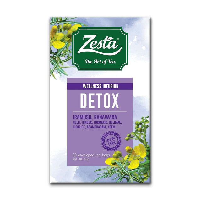 Zesta Wellness Infusions 100% Natural Herbs (20 Tea Bags) (Detox)