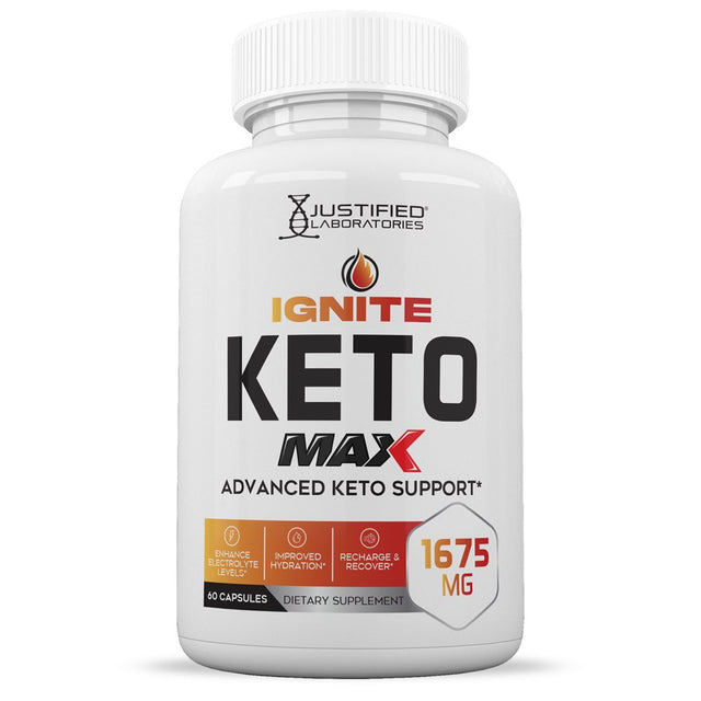 (2 Pack) Ignite Keto ACV MAX Pills 1675Mg Alternative to Gummies Dietary Supplement 120 Capsules