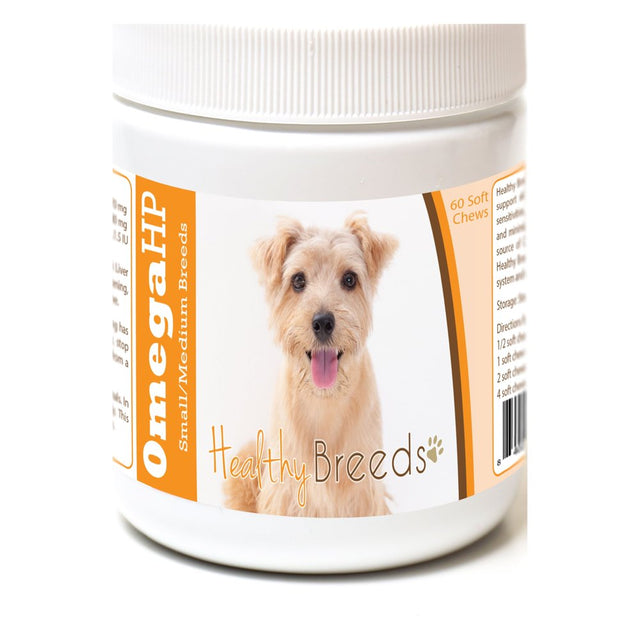 Healthy Breeds Norfolk Terrier Omega HP Fatty Acid Skin and Coat Support Soft Chews