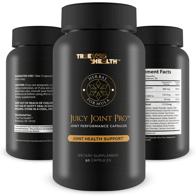 Juicy Joint Pro - Our Best Joint Support Supplement - Advanced Joint Support Supplement for Women & Men - Our Best Joint Supplement - Herbal Joint Health Supplement - Joint Relief Pills - Joint Pills