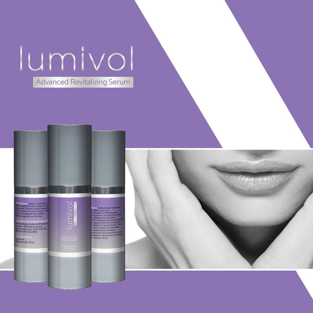 Lumivol - Advanced Revitalizing Serum - Boost Collagen and Elastin - Intense Hydration - Diminish the Look of Fine Lines and Wrinkles - 1Oz