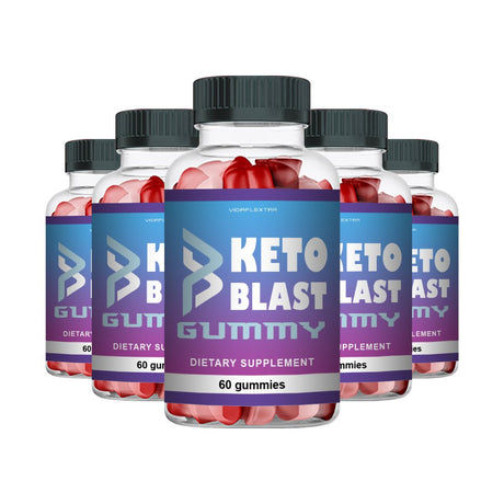 Keto Blast Gummies - Keto Blast Advanced Weight Loss Apple Cider Vinegar Gummies (5 Pack)