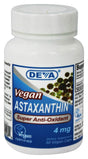 Deva Vegan Vitamins - Astaxanthin Super Antioxidant - 4 Mg - 30 Capsules