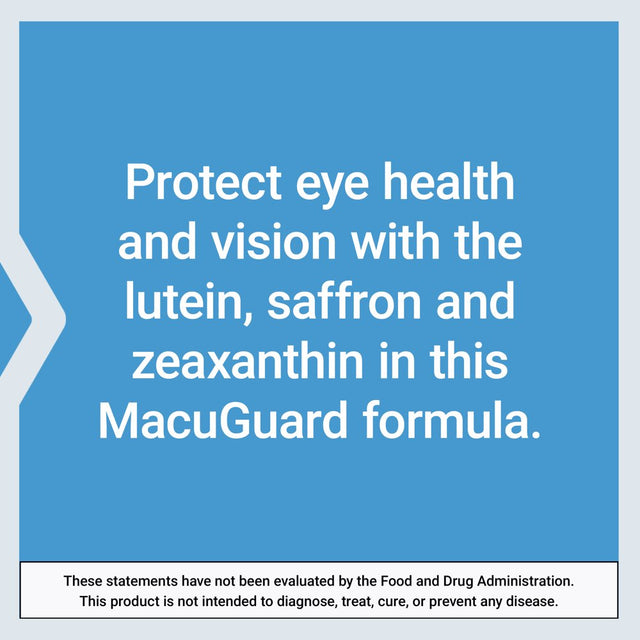 Life Extension Macuguard Ocular Support with Saffron – Eye Health Supplement for Healthy Vision – with Lutein, Meso-Zeaxanthin, Zeaxanthin, Saffron – Gluten-Free, Non-Gmo – 60 Softgels