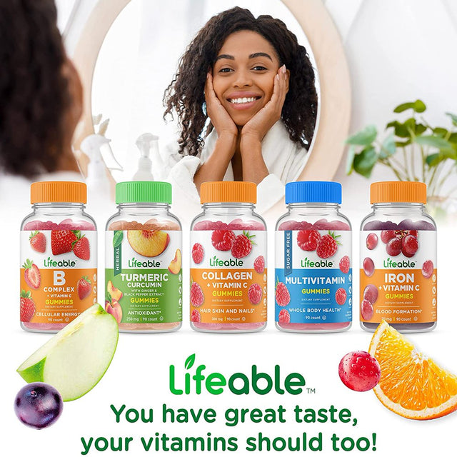 Lifeable Biotin Gummies - 10,000 Mcg - 90 Gummies