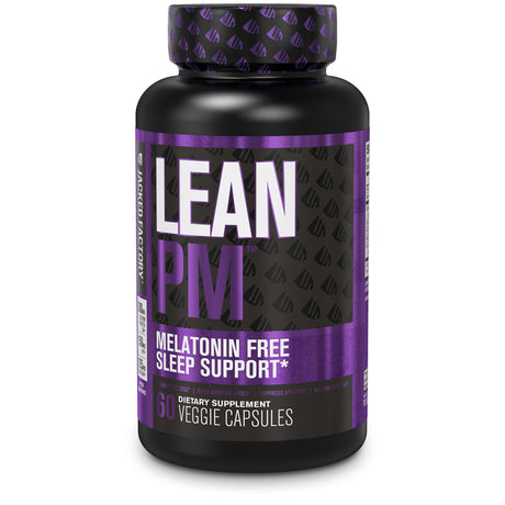 Lean PM Melatonin Free Fat Burner & Sleep Aid - Night Time Sleep Support, Weight Loss Supplement & Appetite Suppressant for Men and Women - 60 Caffeine Free Veggie Weight Loss Diet Pills