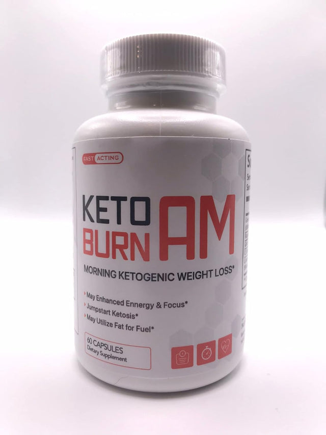 (Pack of 2) Keto Burn AM Morning Ketogenic Weight Management, Keto Burn Pills for Men and Women, 120 Capsules, 2 Months Supply