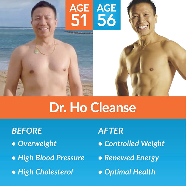 Dr Ho'S Herbal Detox with Probiotics | Reduce Toxins and Impurities | Helps Cleanse Your Colon, Kidney, Bladder & Urinary Tract | Safe and Natural Supplements for Men and Women