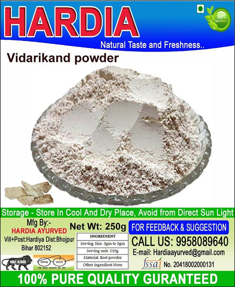 Hardia Vidarikand Powder 250Gm