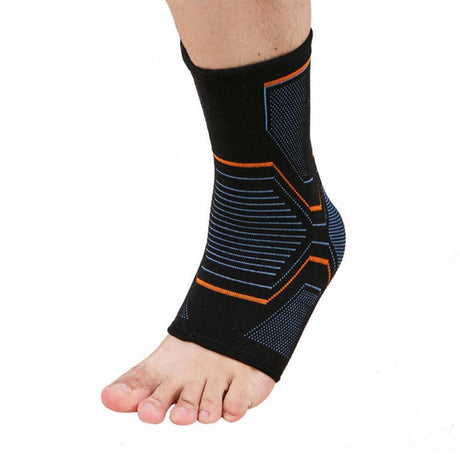 FNNMNNR Ankle Compression Sleeve Arch and Ankle Support for Men and Women (Single Pack) Medical Foot and Ankle Brace for Running Injury Recovery Neuropathy Heel and Achilles Tendinit