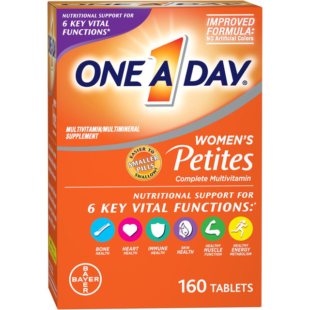 One a Day Women'S Petites Tablets, Multivitamins for Women, 160 Ct