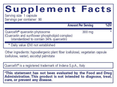 Pure Encapsulations Quercetin Ultrasorb | Enhanced-Absorption Cellular, Immune, and Cardiovascular Support | 90 Capsules