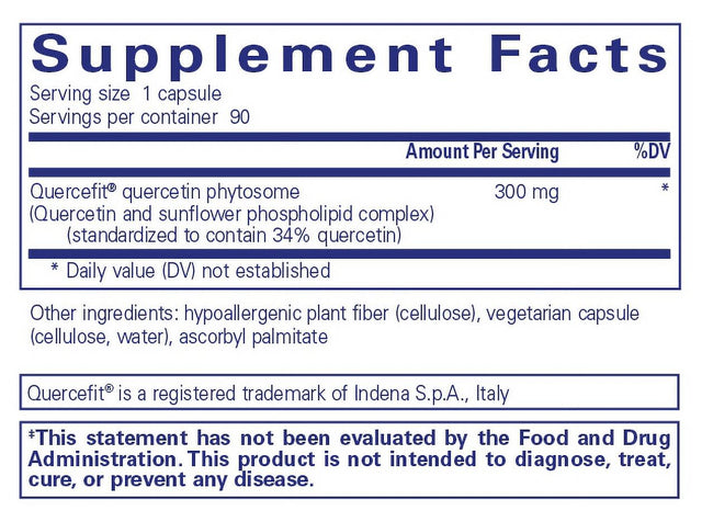 Pure Encapsulations Quercetin Ultrasorb | Enhanced-Absorption Cellular, Immune, and Cardiovascular Support | 90 Capsules