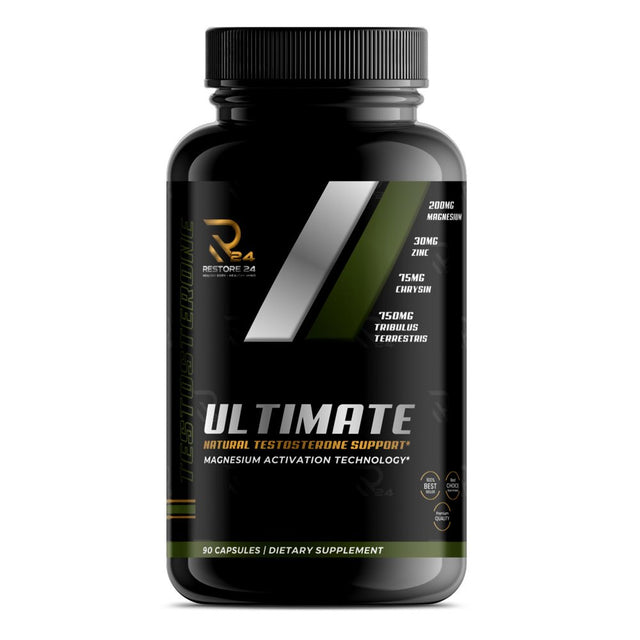 Ultimate Testosterone Booster - Herbal Test Support for Male Supplement - Support Efficiency, Speed, Strength, Flexibility - Endurance and Strength Booster