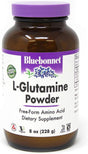 Bluebonnet Nutrition L-Glutamine Powder - 5000Mg of Free-Form L-Glutamine – for Immune & Nitrogen Transporter - Soy-Free, Gluten-Free, Non-Gmo, Kosher Certified, Vegan - 8 Oz, 45 Servings - Flavorless