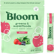 Bloom Nutrition Super Greens Powder Smoothie Mix, 15 Stick Packs - Probiotics for Digestive Health & Bloating Relief for Women, Digestive Enzymes with Organic Superfoods for Gut Health (Berry)