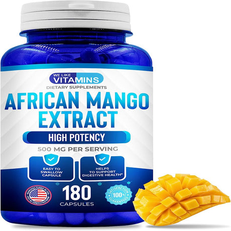 We like Vitamins African Mango Extract Supplement 500Mg Weight Loss Pills 180 Capsules